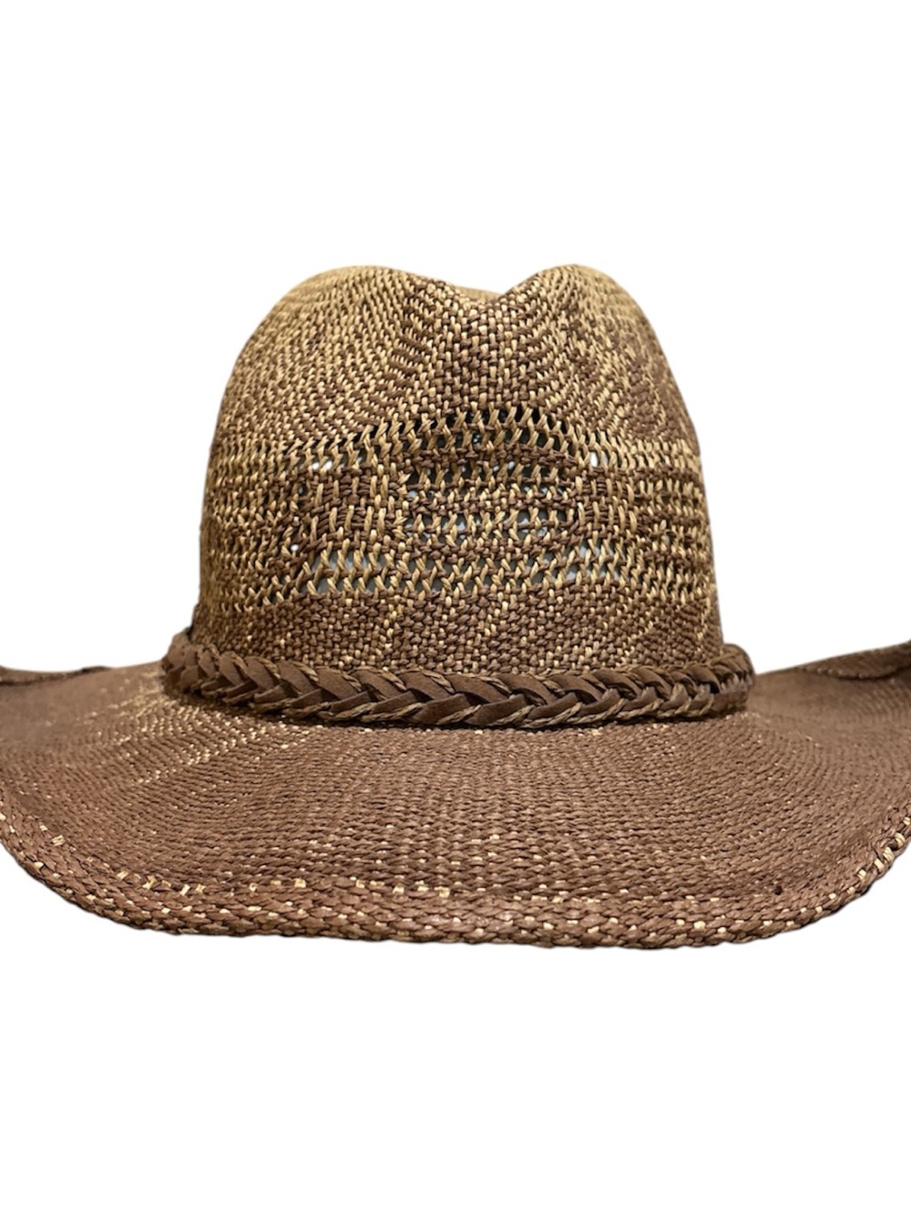 Vintage Original Panama Jack Straw Cowboy Hat Safari Aussie One Size Fits All